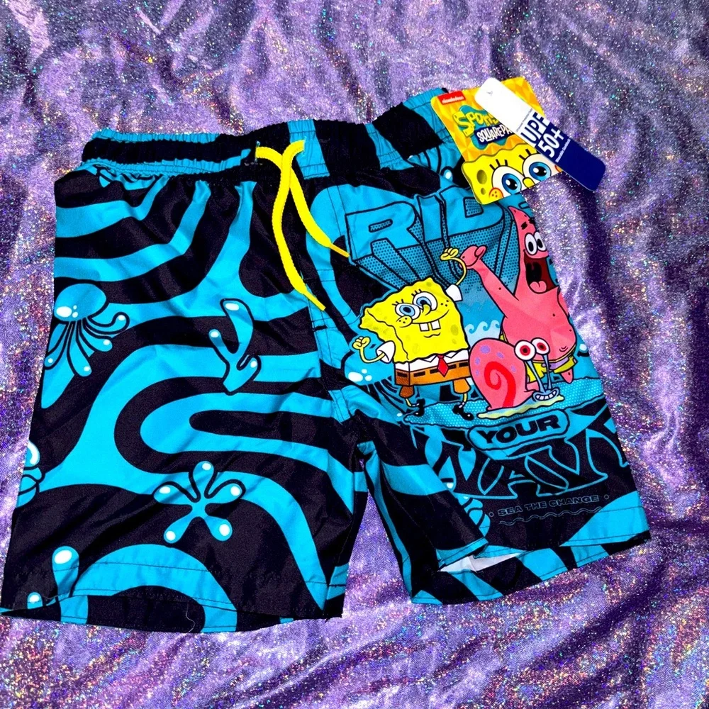 Boys SpongeBob Swim Trunks